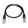 Aisens Latiguillo RJ45 CAT.6 UTP AWG24 negro 0.5m