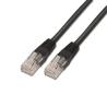 Aisens Latiguillo RJ45 CAT.6 UTP AWG24 negro 1.0m