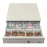 iggual Cajón portamonedas IRON-30W 42cm 5+5 blanco