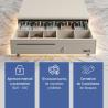 iggual Cajón portamonedas IRON-30W 42cm 5+5 blanco