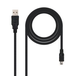 Nanocable Cable USB 3.0, A/M-A/H, Azul, 1 m