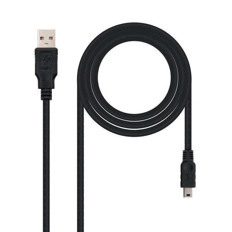 Nanocable Cable USB 3.0, A/M-A/H, Azul, 1 m