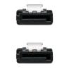Fellowes Reposamuñecas teclado gel Crystal Negro