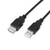 Aisens Cable USB 2.0 tipo A/M-A/H negro 3.0m
