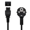 Nanocable Cable Alim. trébol, CEE7 -M-C5-H, 2 m