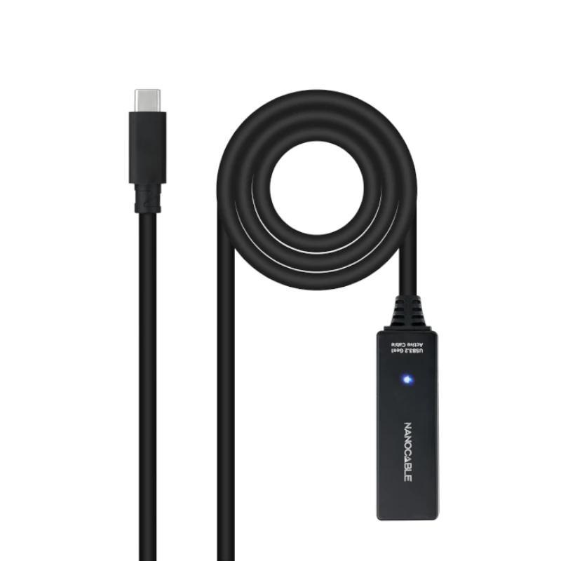 Nanocable Cable USB3.2 100W USB-C+A/USB-C 3 M