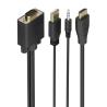 Aisens Cable Conversor HDMI a SVGA y Audio 1.5m