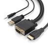 Aisens Cable Conversor HDMI a SVGA y Audio 2m