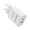 iggual Cargador doble USB QC3.0 + tipo C PD 20W