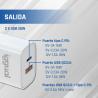 iggual Cargador doble USB QC3.0 + tipo C PD 20W