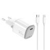 Celly Cargador Gan  1C 20w+ C A Light + Cable