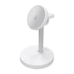 Aisens Cargador Inalámbrico USBC 15W 3 en 1 Blanco