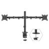 iggual SPM02 Soporte pinza mesa 2 monitores 17-32"