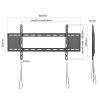 iggual SPTV86 Soporte TV pared Fijo 43"-90" 80kg