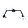 Tooq Soporte mesa DB1802TN-B 2 brazos 17-27"