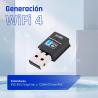 iggual Adaptador USB Wifi 300 Mbps mono 2.4GHz