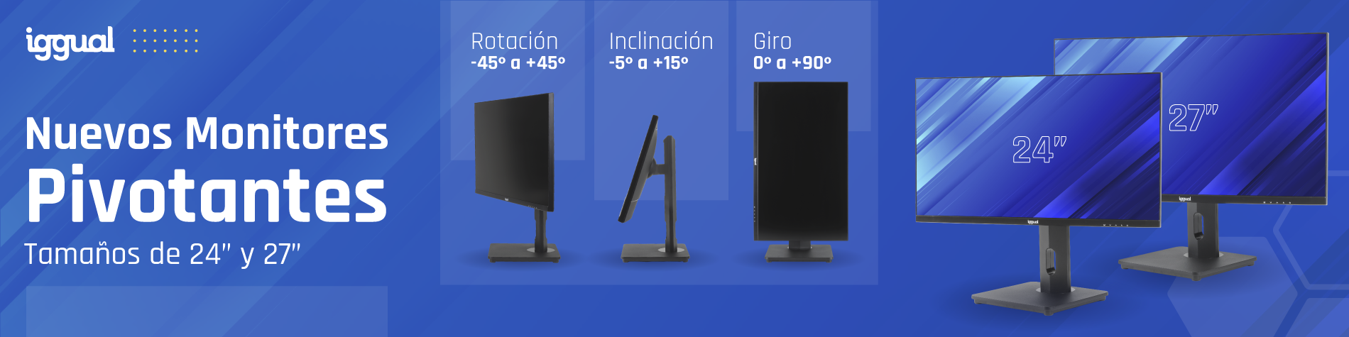 Nuevos monitores pivotantes